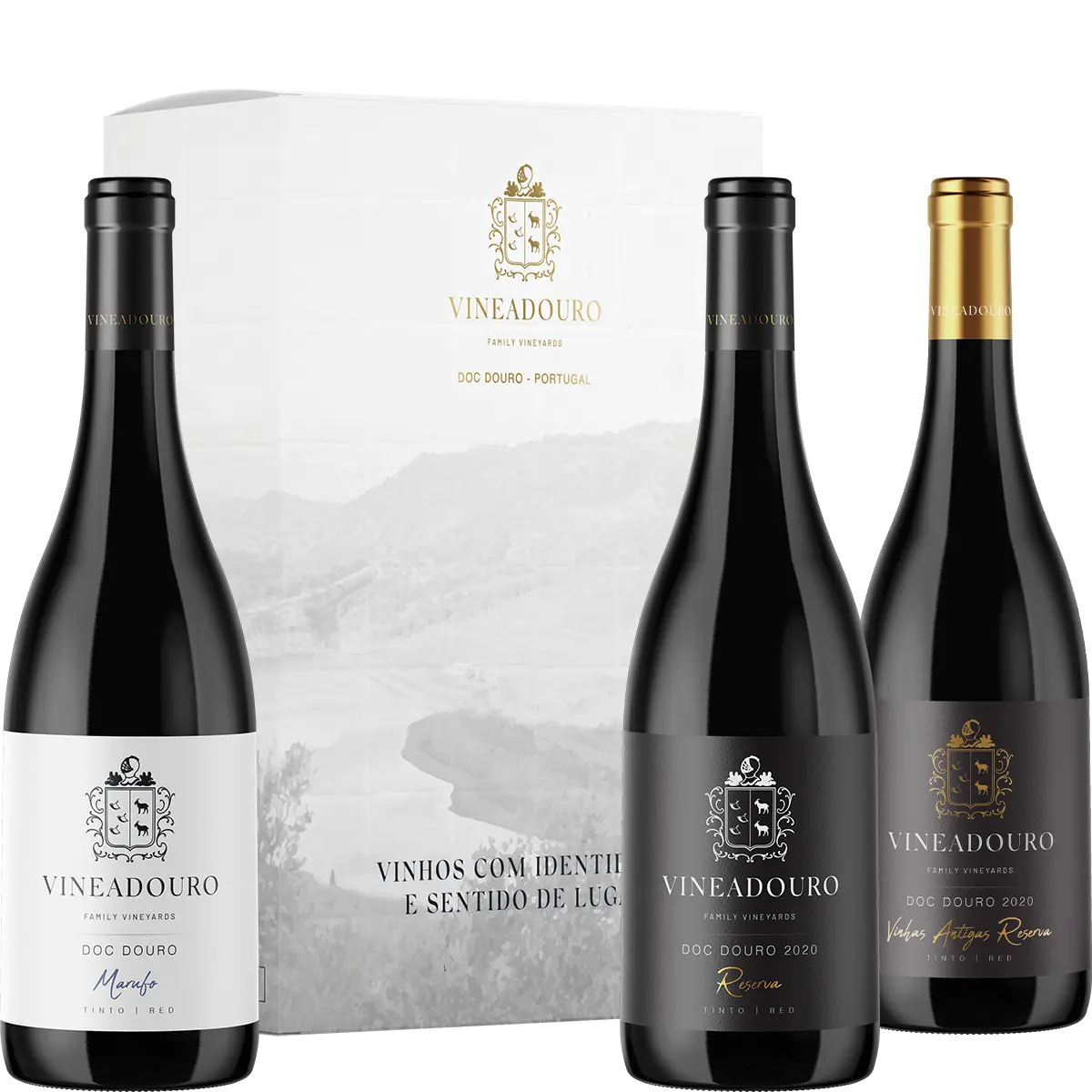 Pack vinhos tintos Vineadouro Marufo Reserva Tinto Vinhas Antigas Reserva